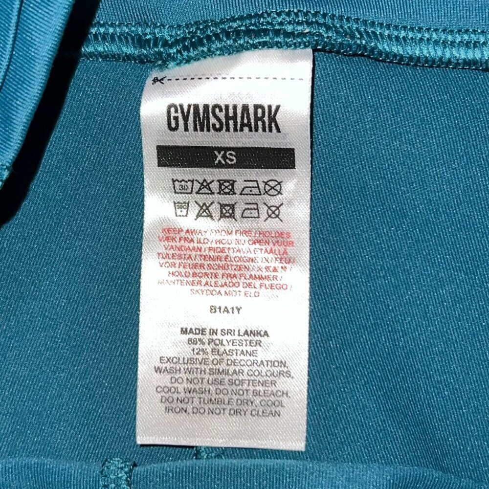 Gymshark Speed Leggings Teal Size XS - Picture 3 of 7